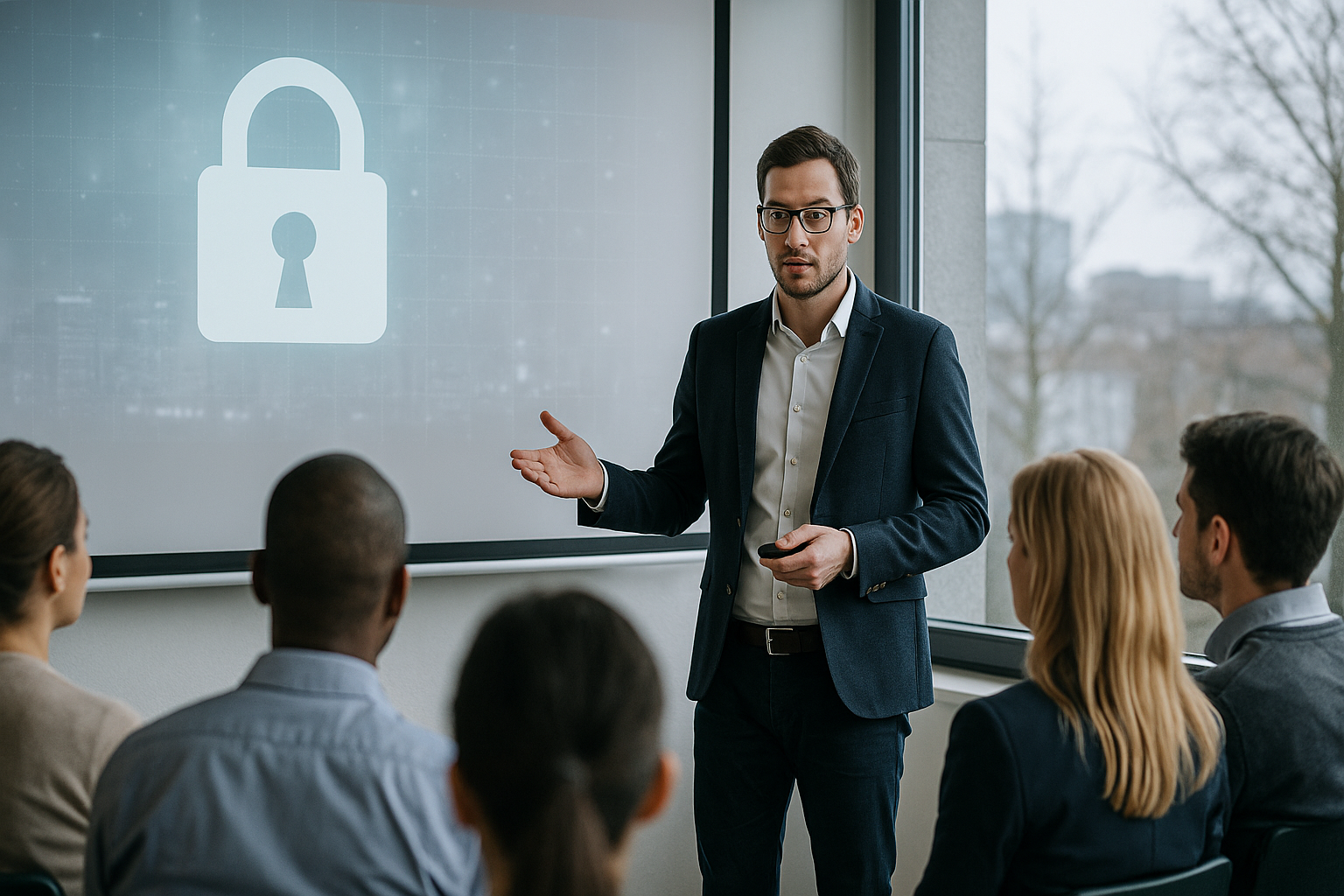 Illustration zur beständigen Sensibilisierung im Datenschutz